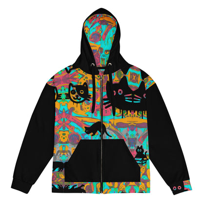 Only if you really LOVE CATS Unisex Zip Hoodie