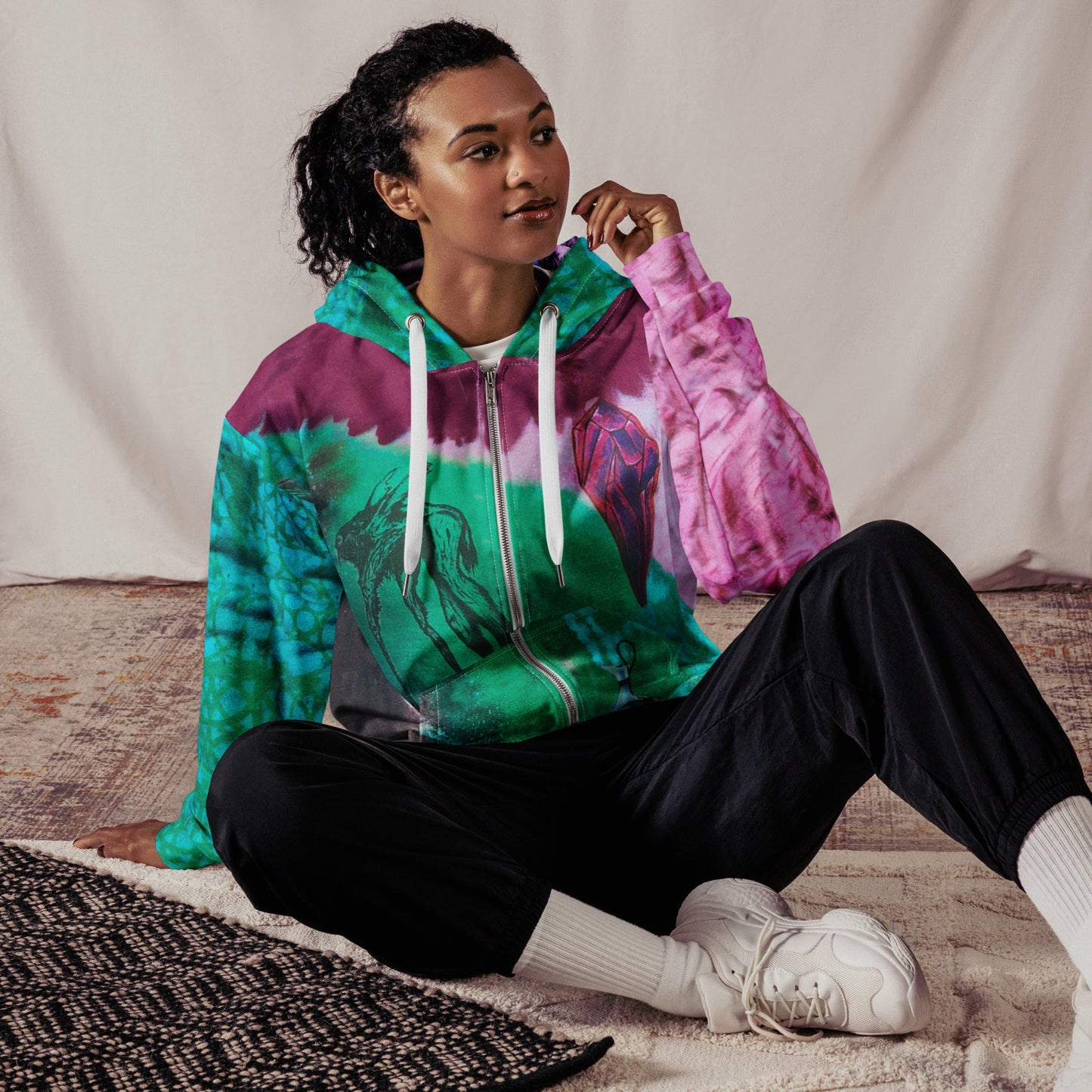 Dark Crystal Essence Sweatshirt Unisex zip hoodie