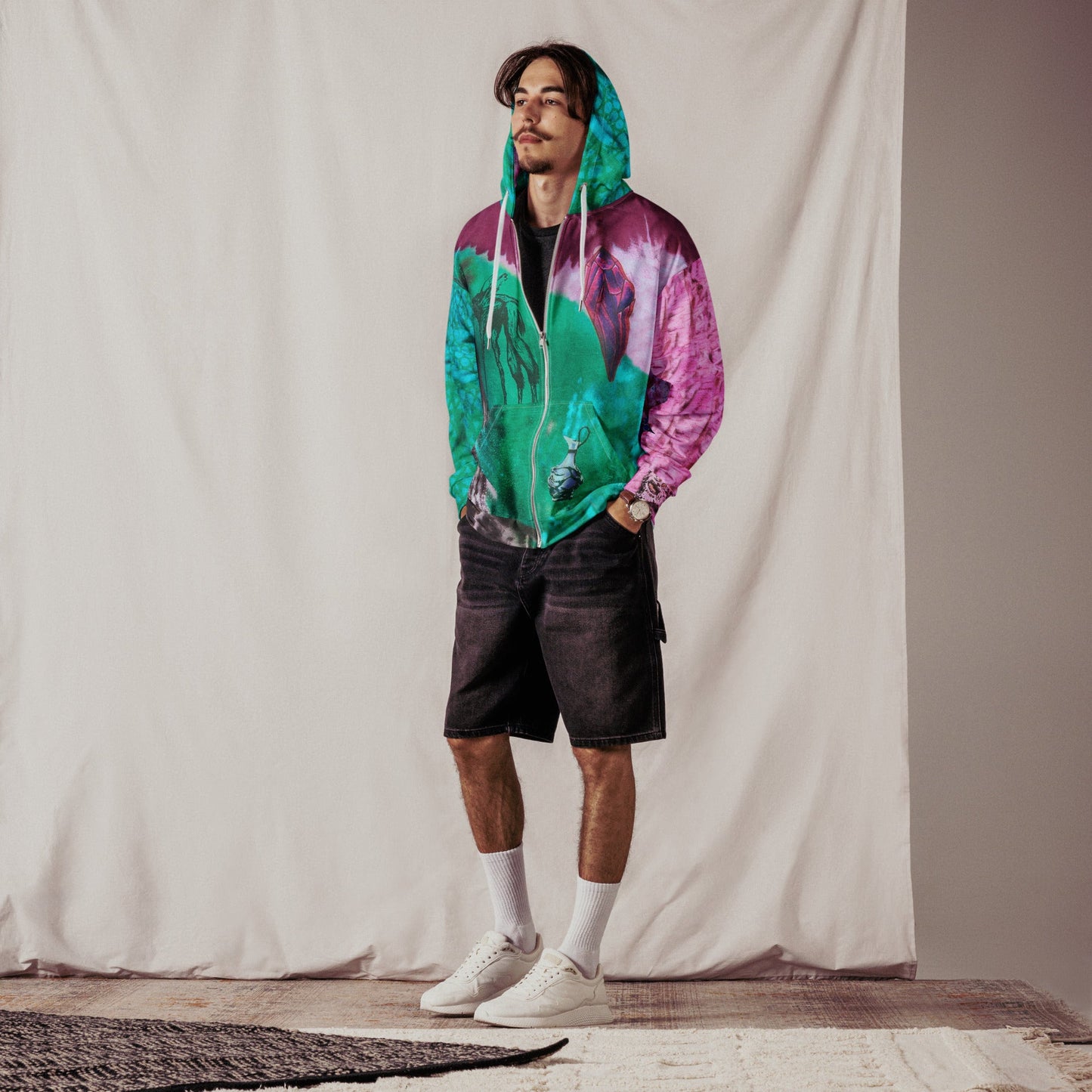 Dark Crystal Essence Sweatshirt Unisex zip hoodie