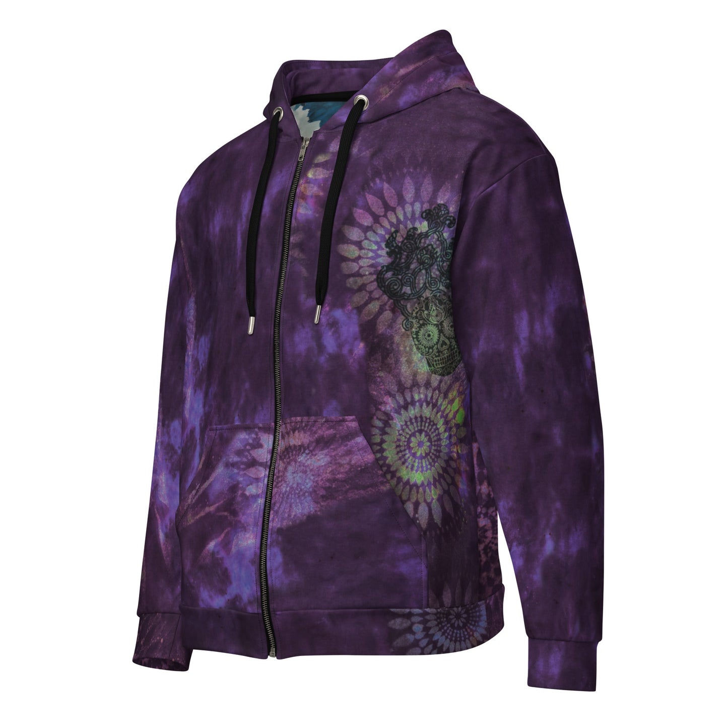 After Hours Plum Unisex Zip Hoodie