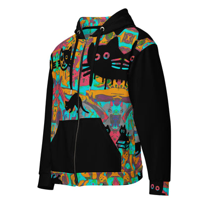 Only if you really LOVE CATS Unisex Zip Hoodie