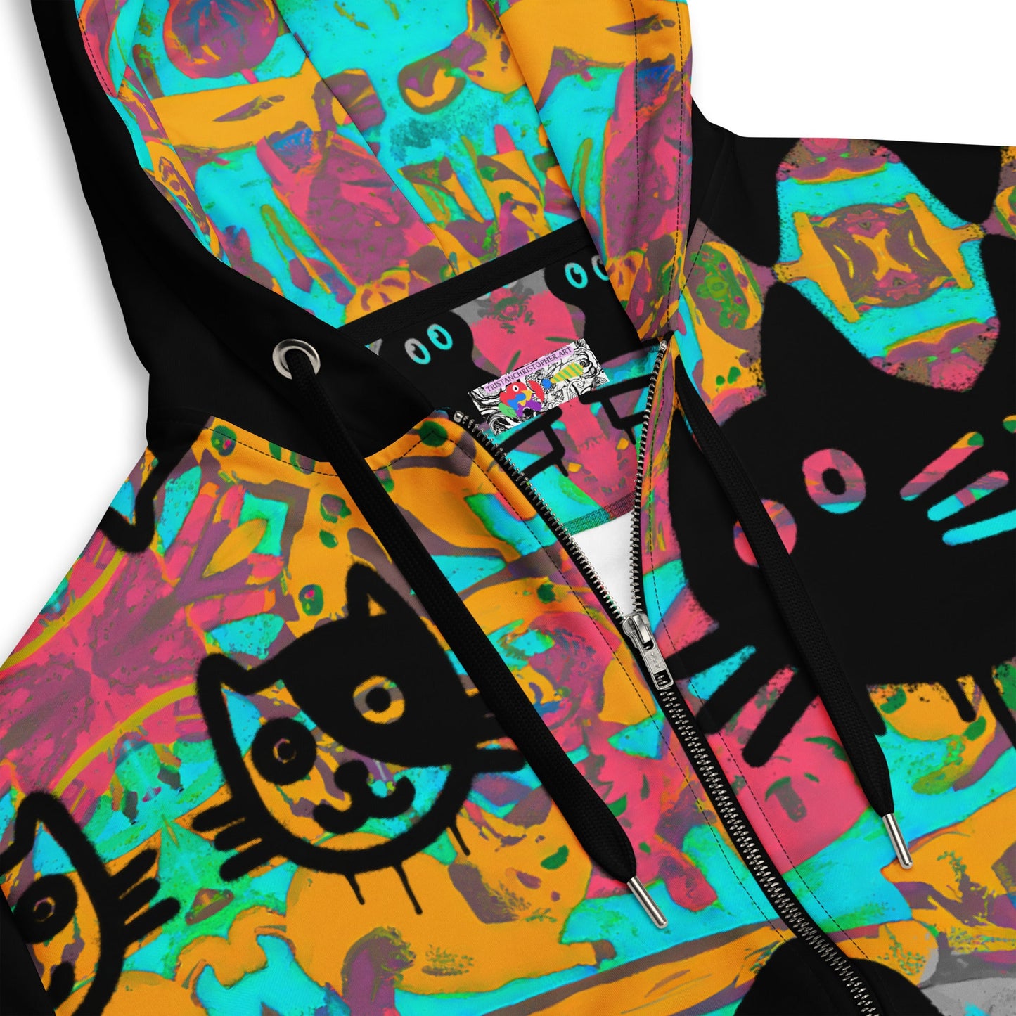 Only if you really LOVE CATS Unisex Zip Hoodie