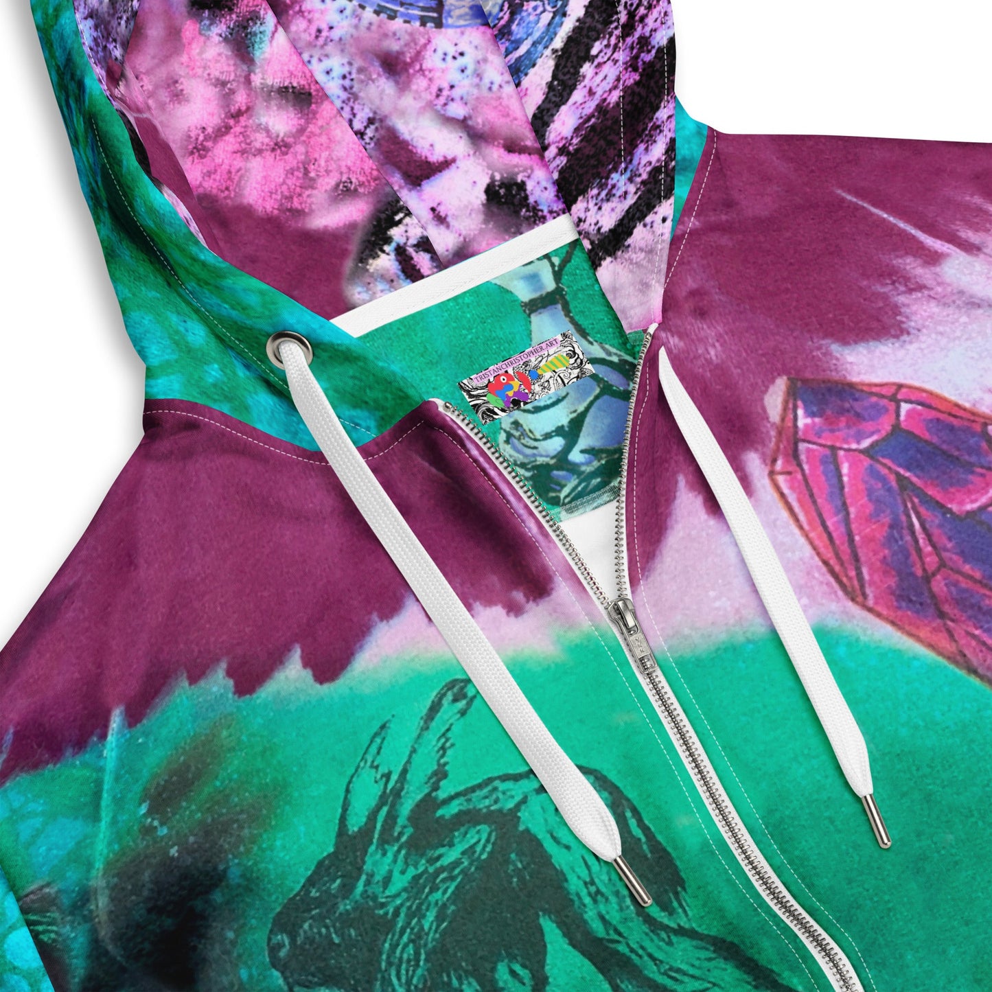 Dark Crystal Essence Sweatshirt Unisex zip hoodie