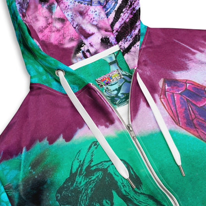 Dark Crystal Essence Sweatshirt Unisex zip hoodie