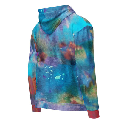 J.G. Jerry Garcia White Accents Unisex zip hoodie