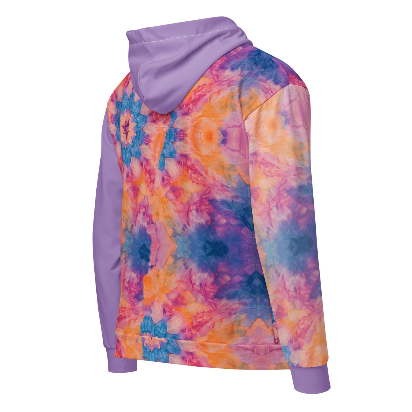 Shibori Quest Unisex zip hoodie