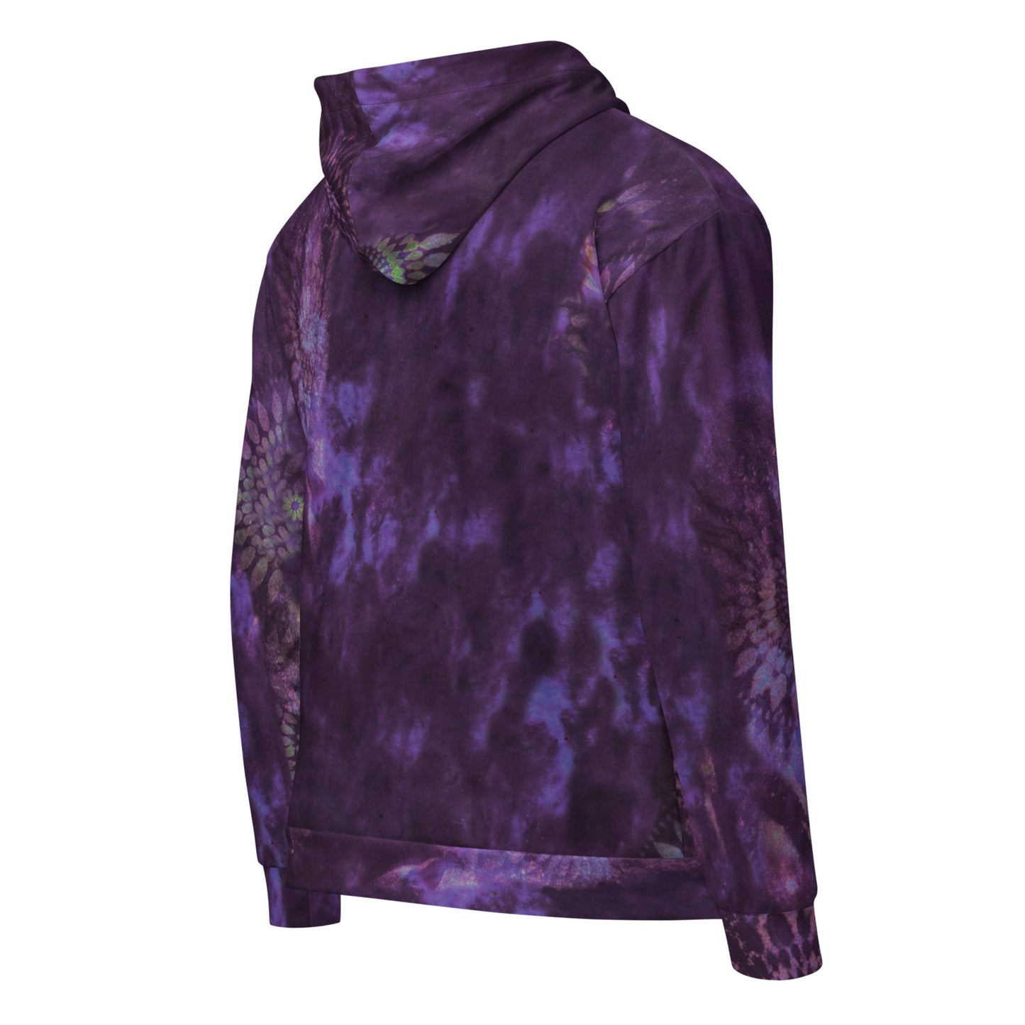 After Hours Plum Unisex Zip Hoodie