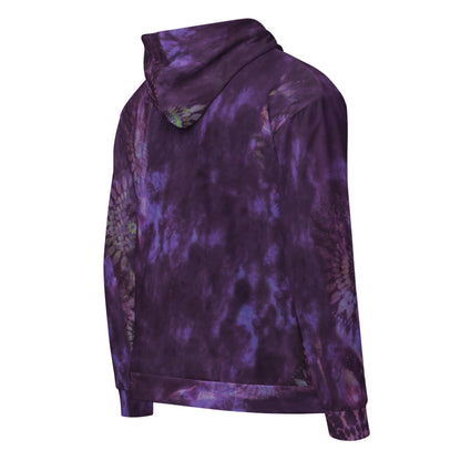 After Hours Plum Unisex Zip Hoodie