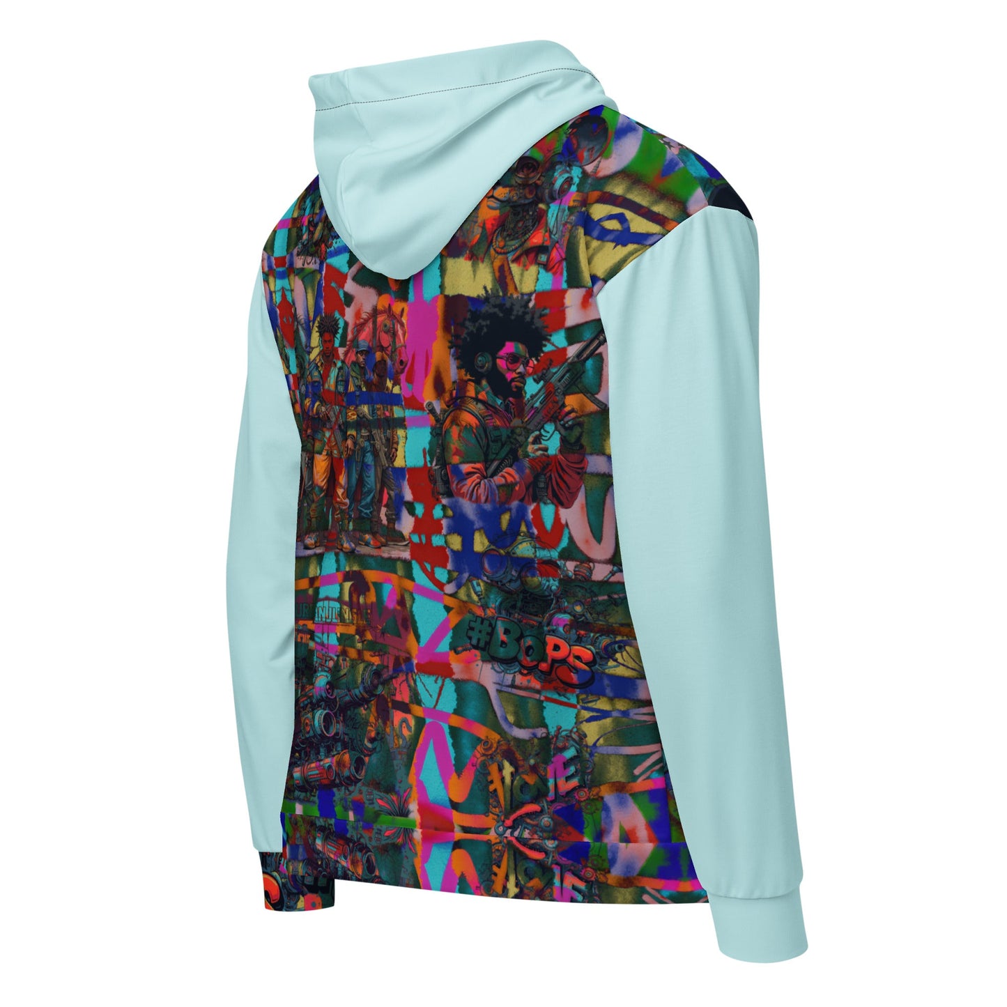 Hood Politics Anime Unisex zip hoodie