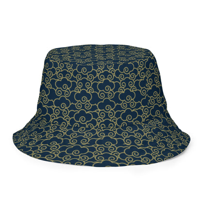 Japanese Clouds Reversible Bucket Hat