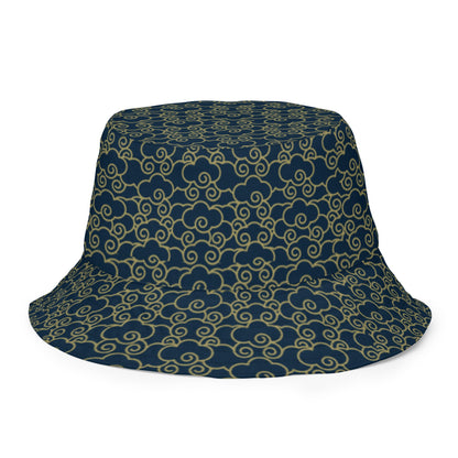 Japanese Clouds Reversible Bucket Hat