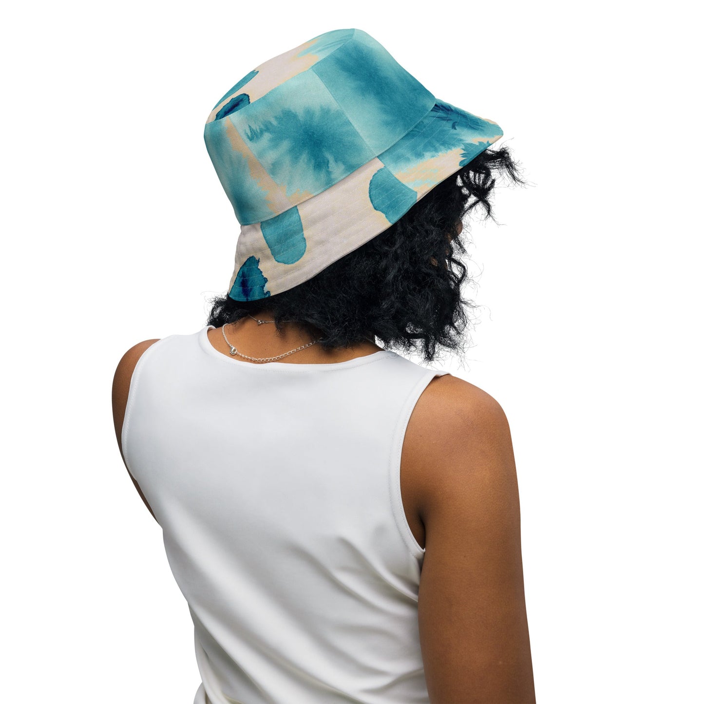 Watercolor Smudge Reversible bucket hat