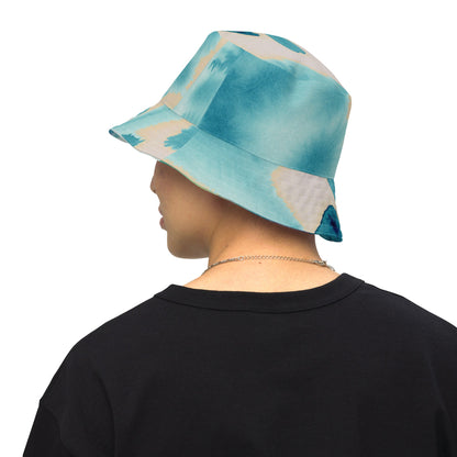 Watercolor Smudge Reversible bucket hat