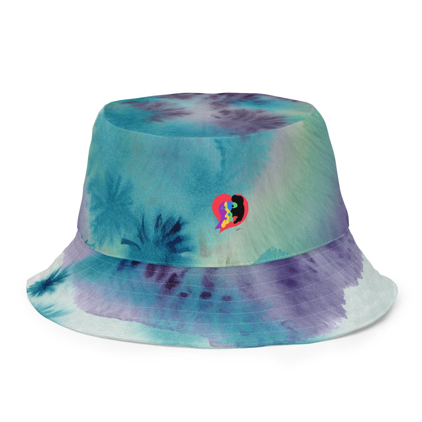 Watercolor Smudge Reversible bucket hat