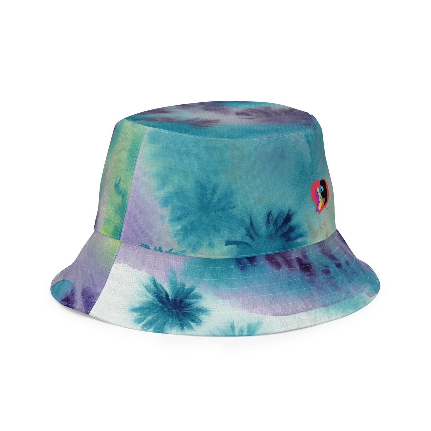 Watercolor Smudge Reversible bucket hat