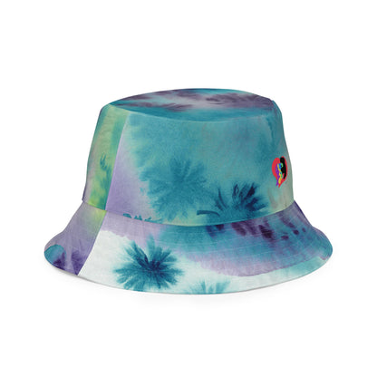Watercolor Smudge Reversible bucket hat