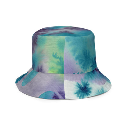 Watercolor Smudge Reversible bucket hat