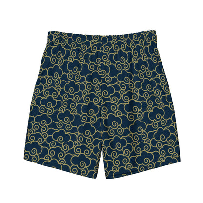 Japanese Clouds Swim Trunks