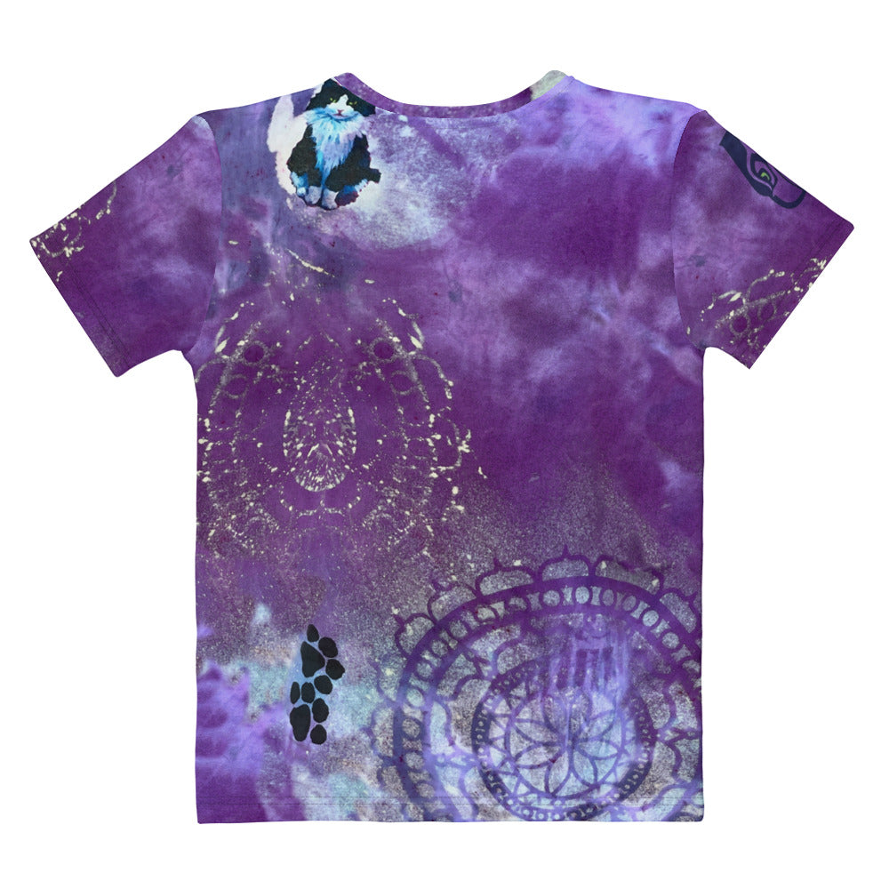 Purple Nebula Cloud with a Chance of Seattle Rain Women's T-shirt