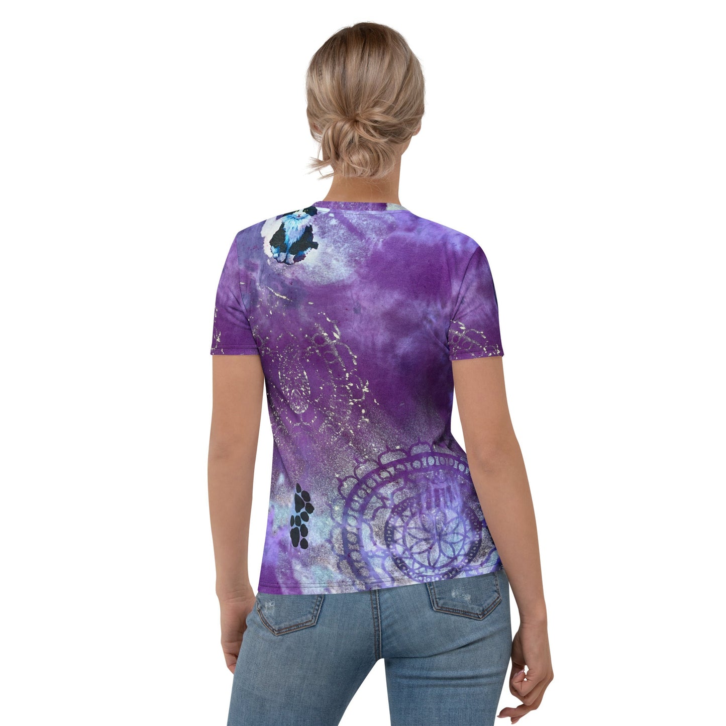 Purple Nebula Cloud with a Chance of Seattle Rain Women's T-shirt