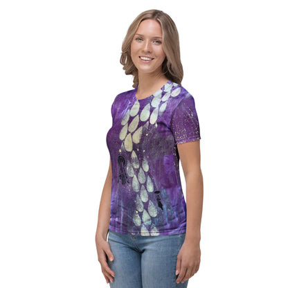 Purple Nebula Cloud with a Chance of Seattle Rain Women's T-shirt