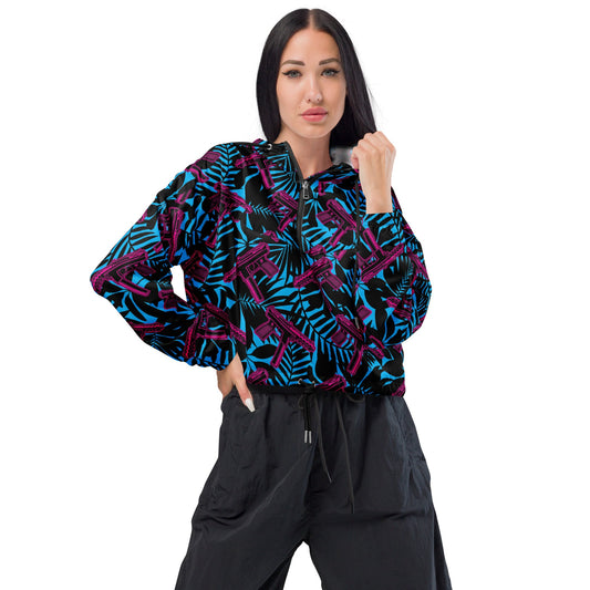 9 Lives 2 Women’s Cropped Windbreaker