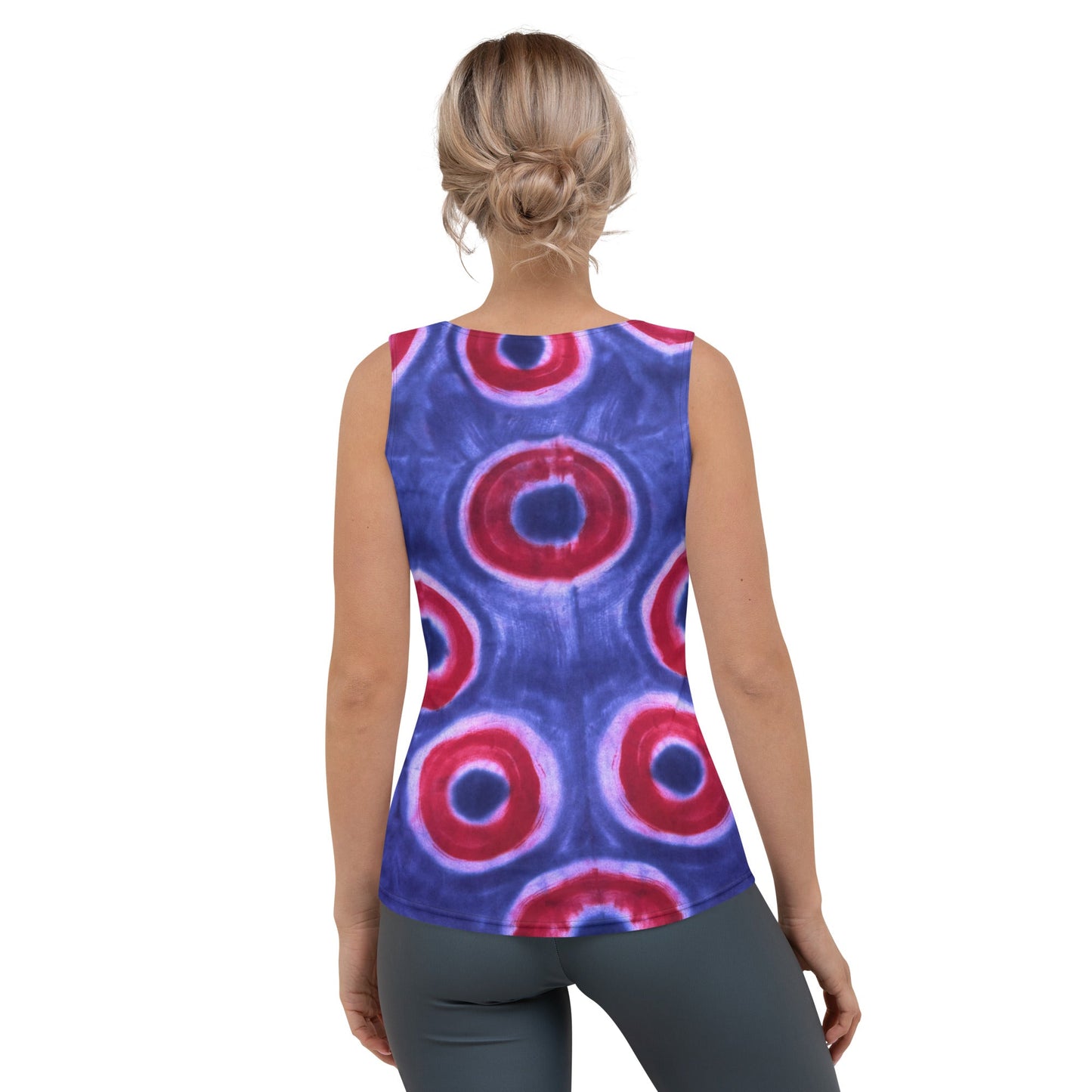 Phish Donuts Hand Dye Print Tank Top