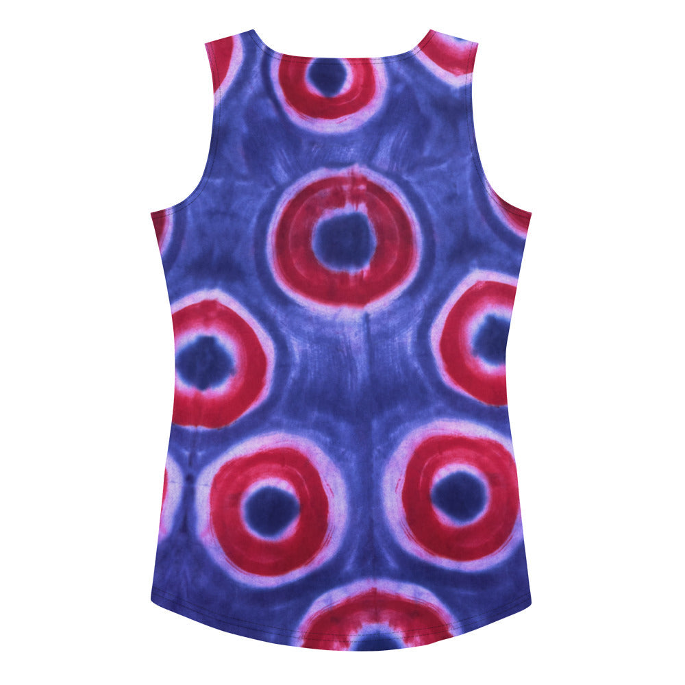 Phish Donuts Hand Dye Print Tank Top