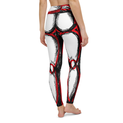 Contour Shapewear Red High Waisted Leggings