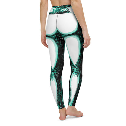 Contour Shapewear Teal High Waist Leggings