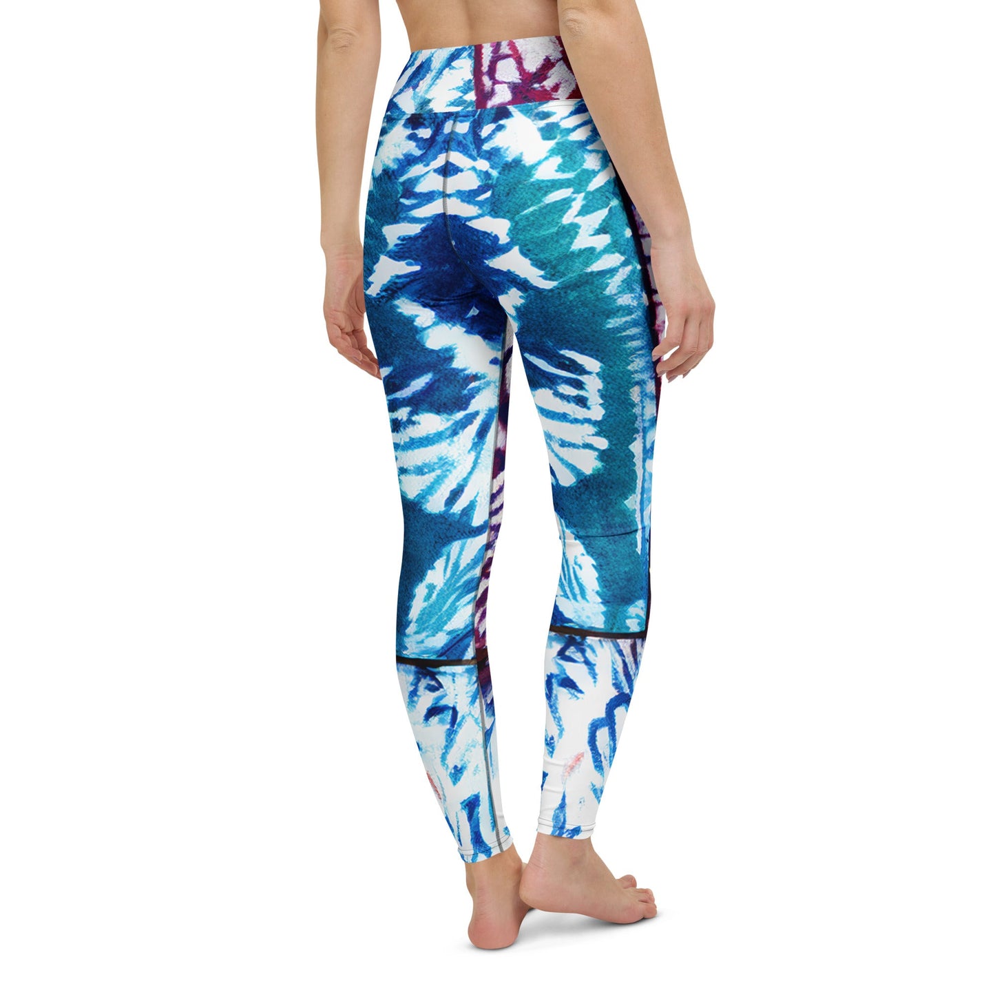 Shibori Chaos High Waist Leggings
