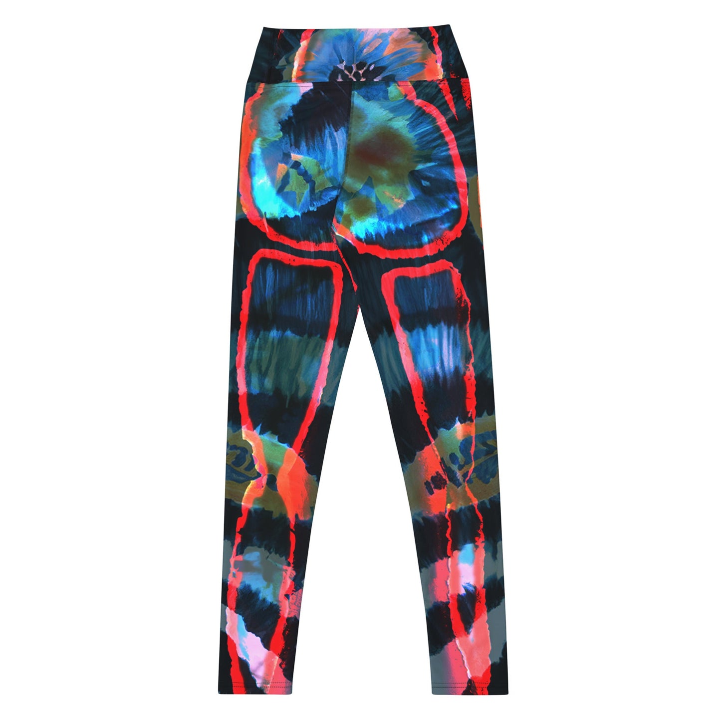 Crimson Contour Petal High Waist Leggings