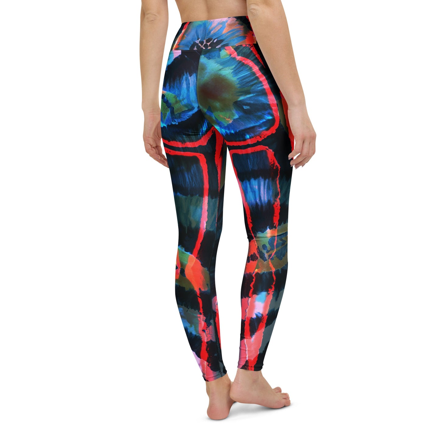 Crimson Contour Petal High Waist Leggings