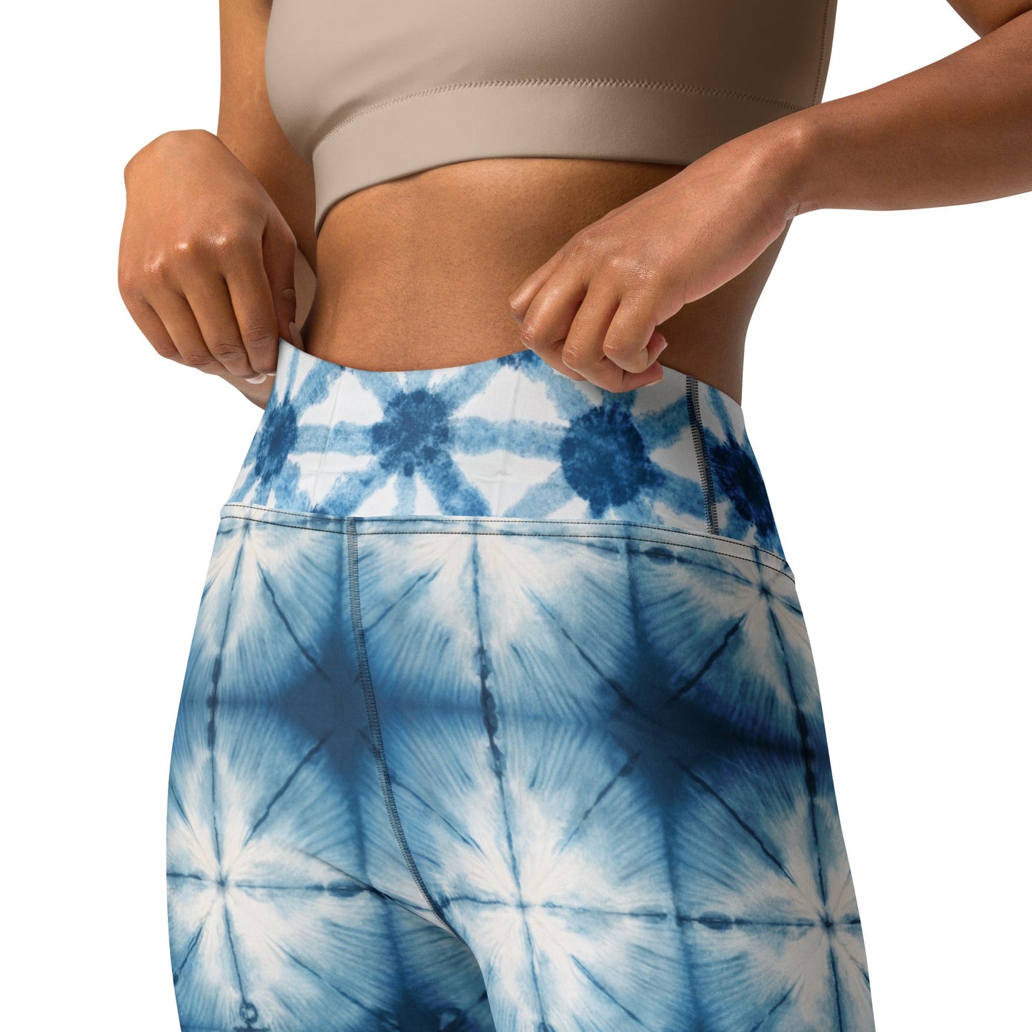 Shibori Sparkles High Waist Leggings