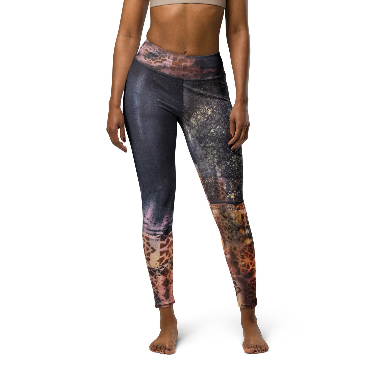 Kaleidoscope Mixtape Yoga Leggings