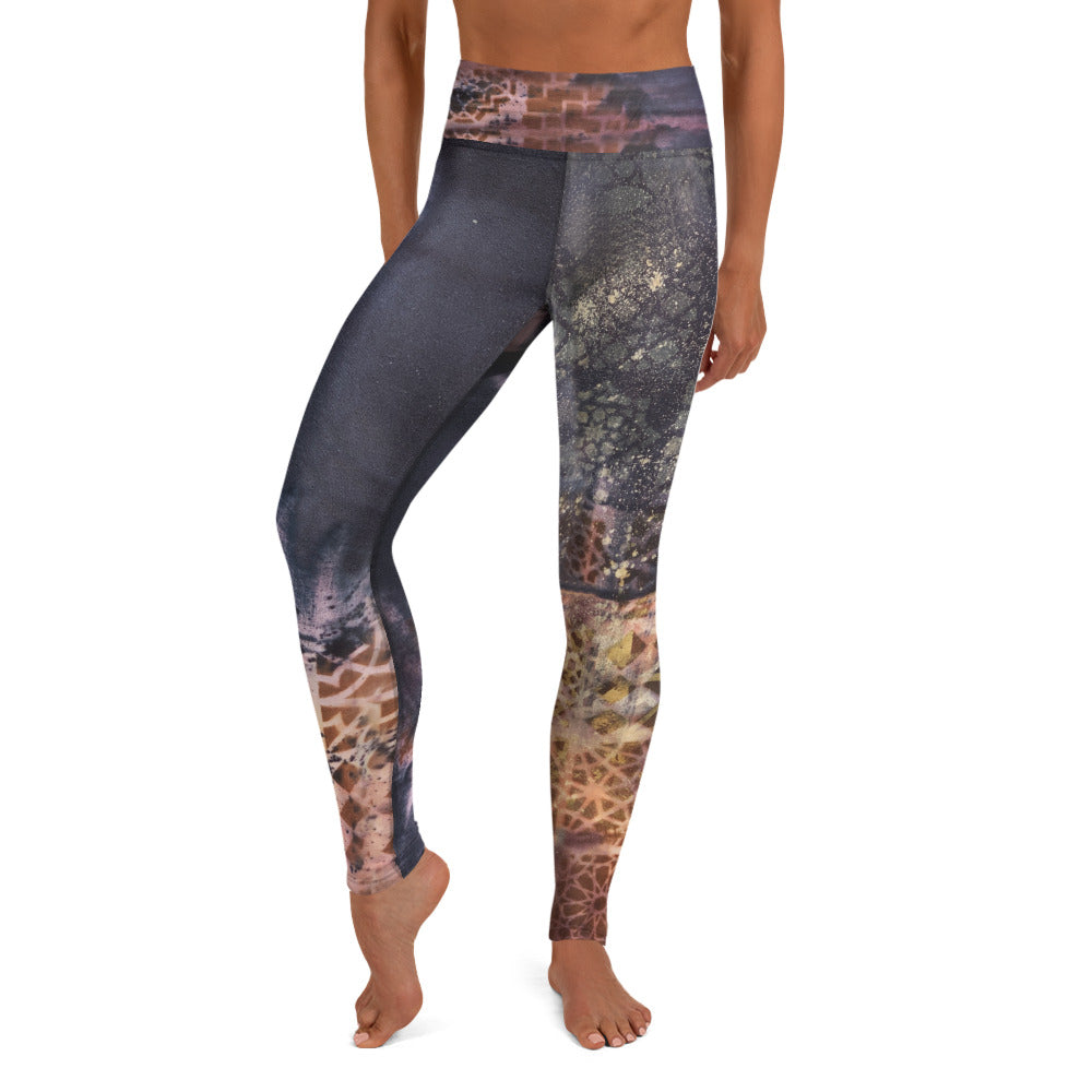 Kaleidoscope Mixtape Yoga Leggings