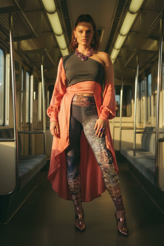 Kaleidoscope Mixtape Yoga Leggings