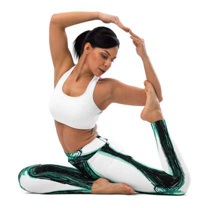 Contour Shapewear Teal High Waist Leggings