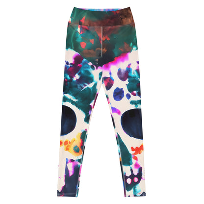 Honor the Dead High Waist Yoga Leggings