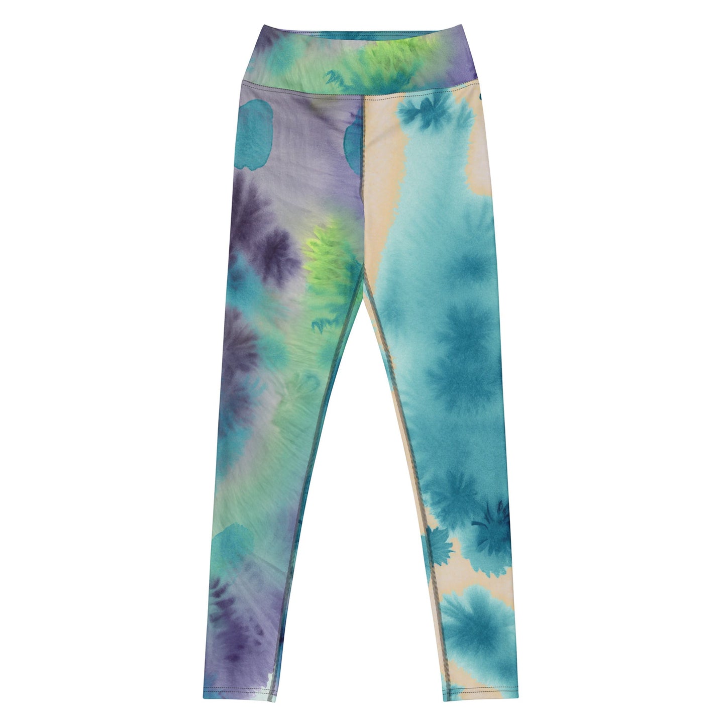 Watercolor Smudge High Waist Leggings