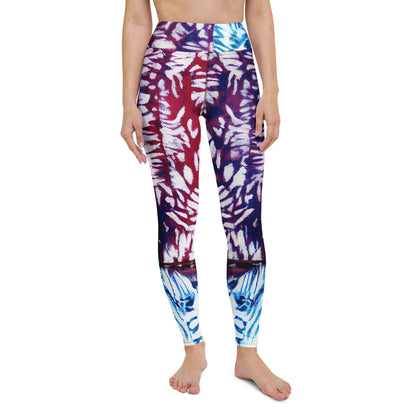 Shibori Chaos High Waist Leggings