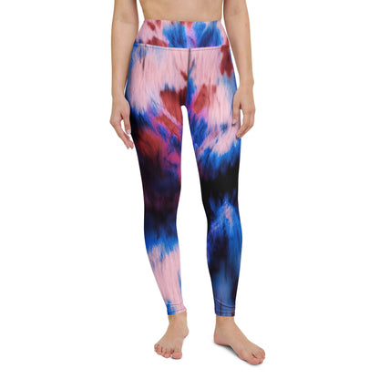 Shibori Rose High Waist Leggings