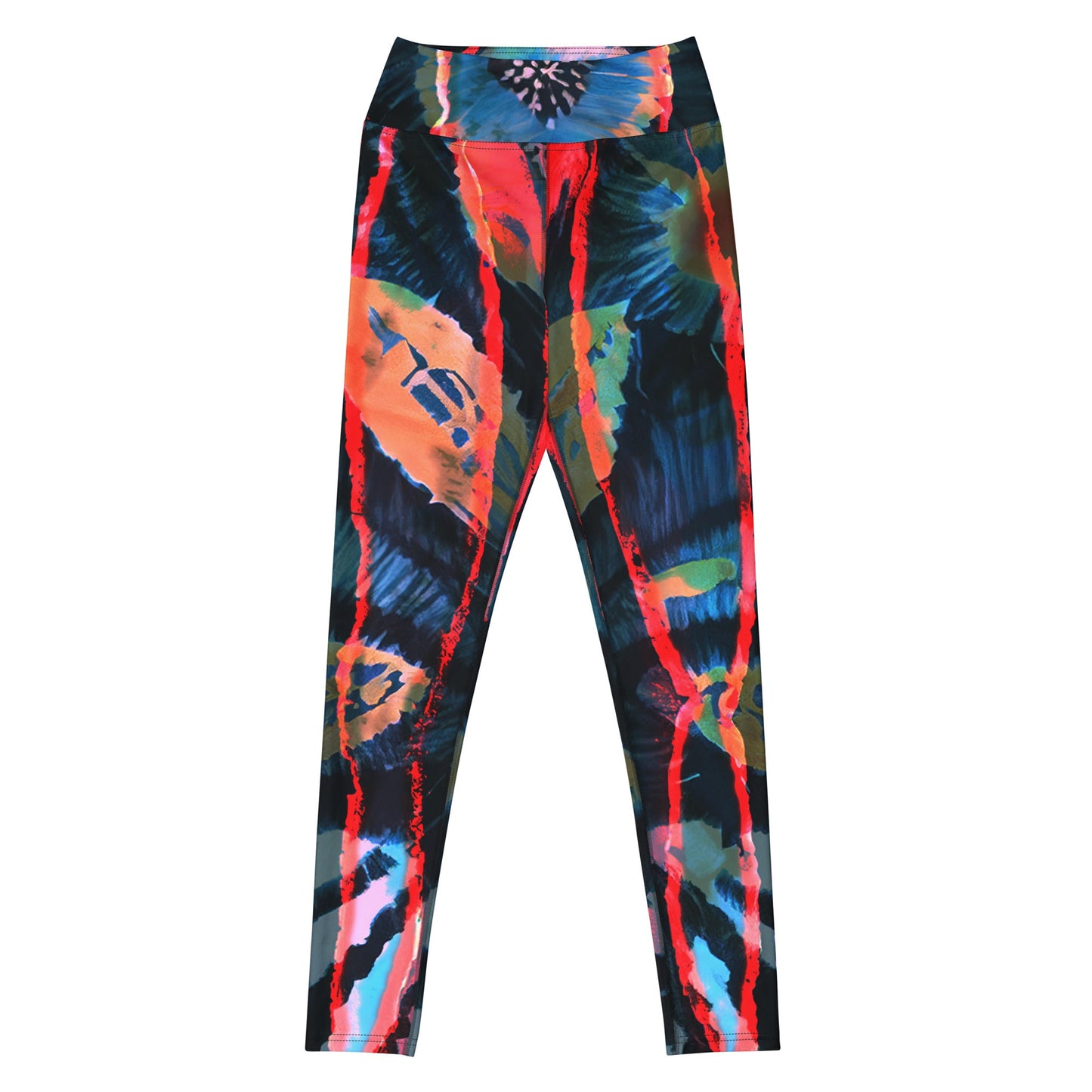 Crimson Contour Petal High Waist Leggings