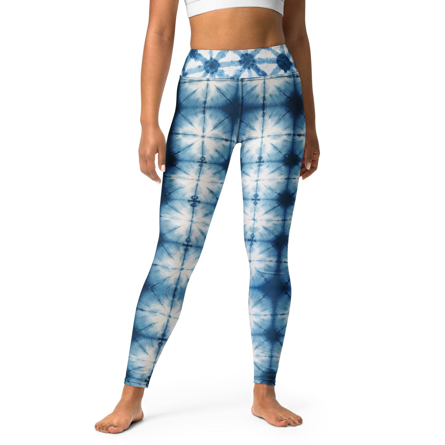 Shibori Sparkles High Waist Leggings
