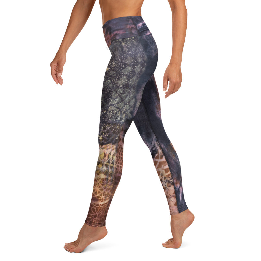 Kaleidoscope Mixtape Yoga Leggings