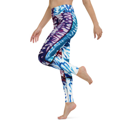 Shibori Chaos High Waist Leggings
