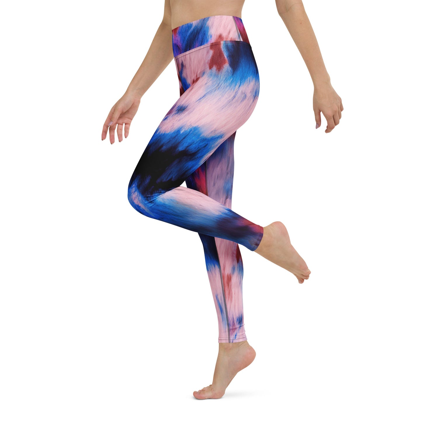 Shibori Rose High Waist Leggings