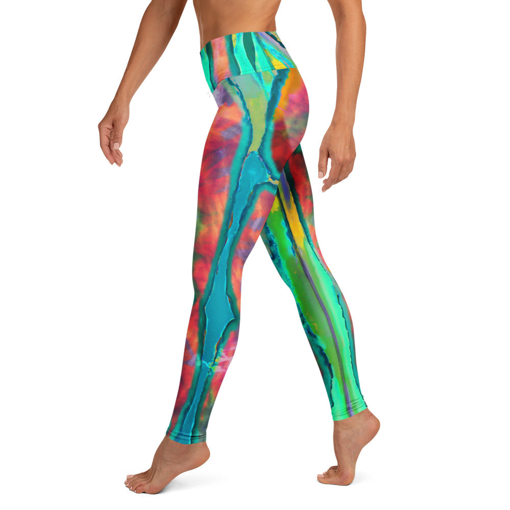 Technicolor Bliss Contour High Waist Leggings