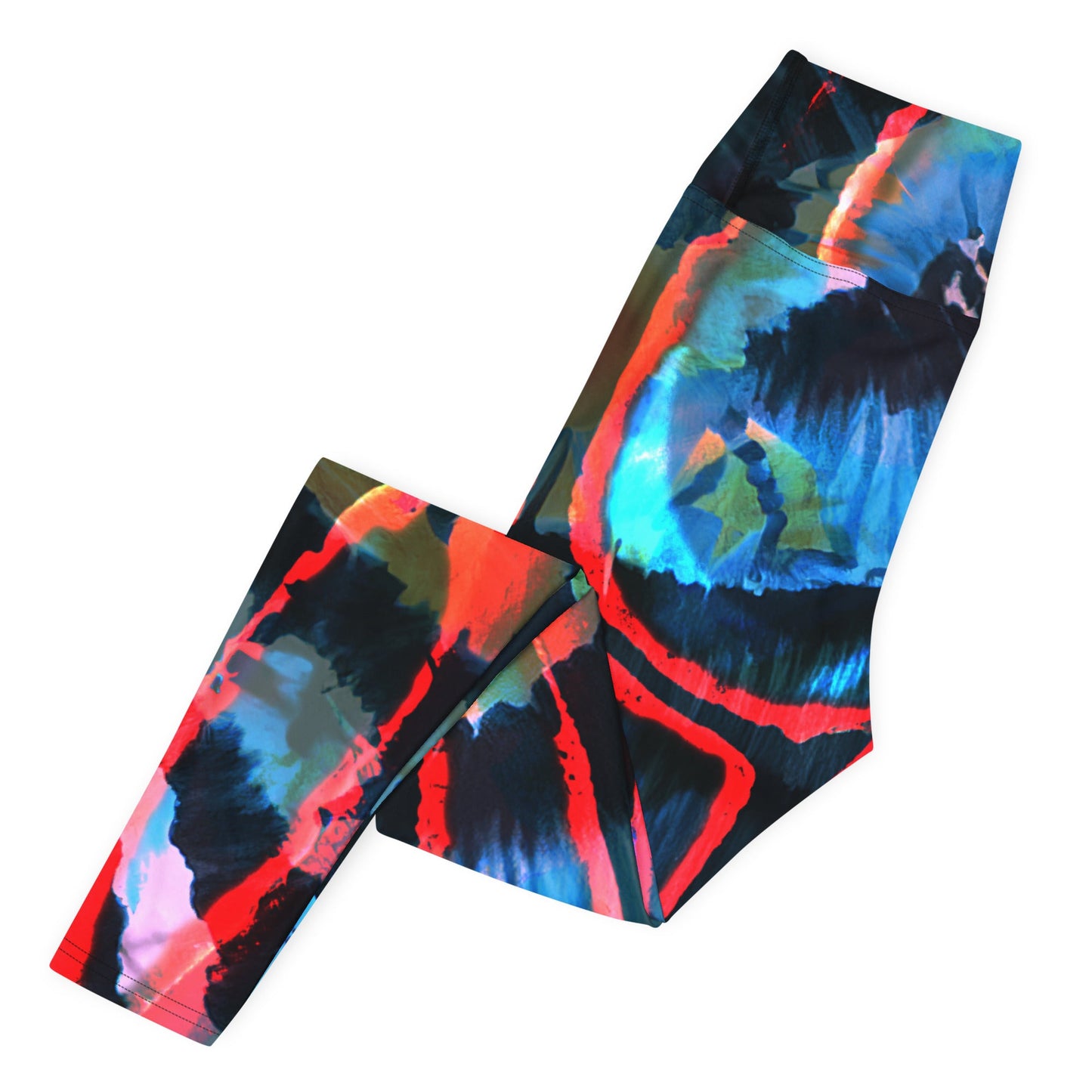 Crimson Contour Petal High Waist Leggings