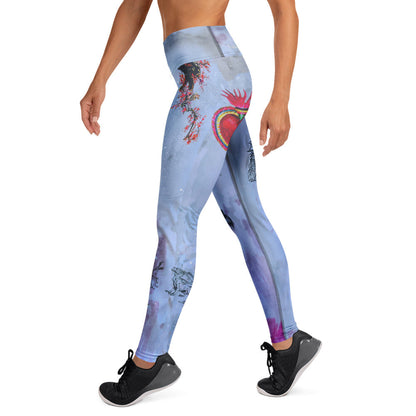 Heart Ablaze Love me Tender Yoga Leggings